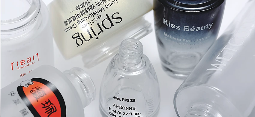 screen printing for perfume bottle
