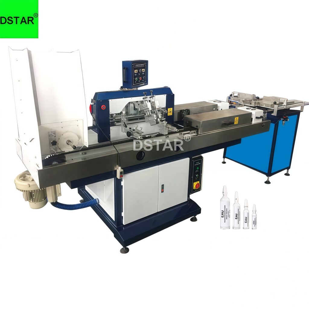 Automatic ampoule glass ampoule bottle screen printing machine