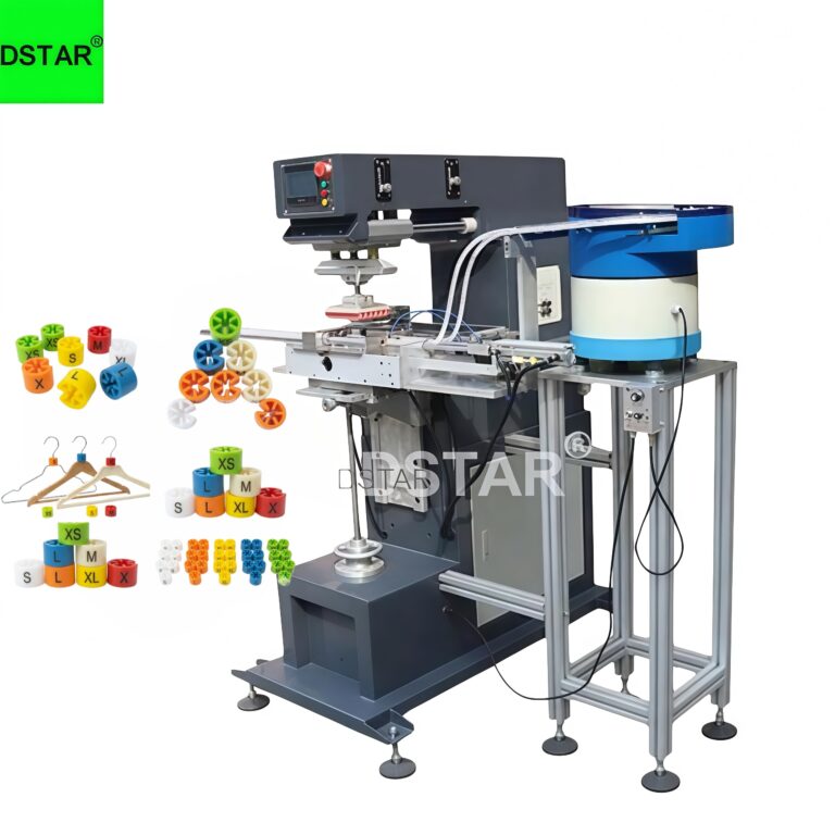 automatic round shape hanger sizer pad prinitng machine