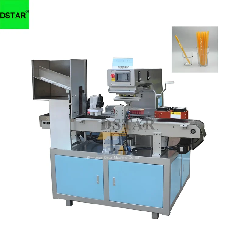 Paper PLA Straw Automatic Pad Printing Machine
