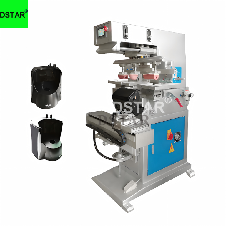 Customized 3 Color Pad Printing Machine for Coffee Machine Case