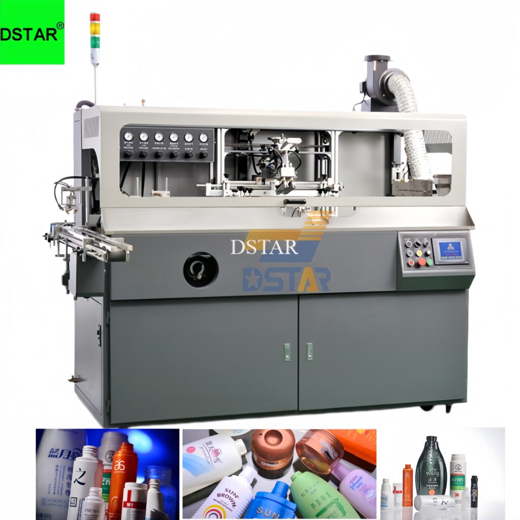 fully automatic screen printing machine for plastic bottle