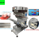 Multi Color Pad Printing Machine with Servo Sliding Shuttle