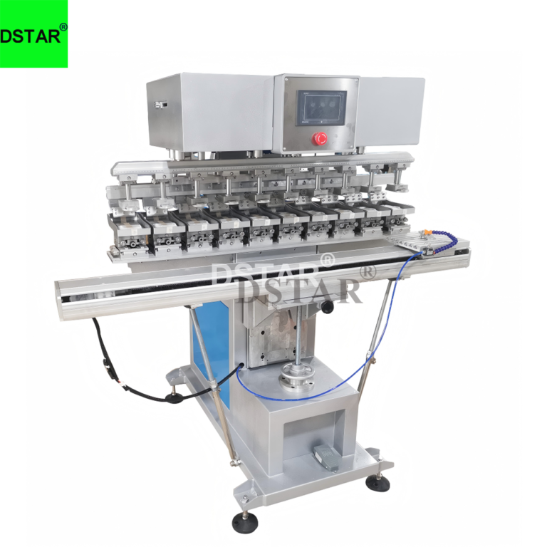 10 Color Plastic Doll Toy Servo Pad Printing Machine with Touchscreen