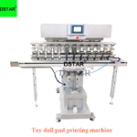 Servo 12 Color Pad Printing Machine for Plastic Toys Doll