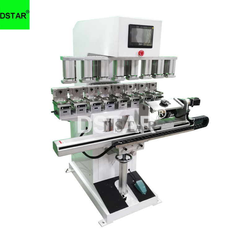 Servo 8 Color Pad Printing Machine with Independental Silicone Pad