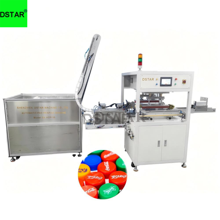 Automatic Pad Printing Machine for Plastic Beverage Caps