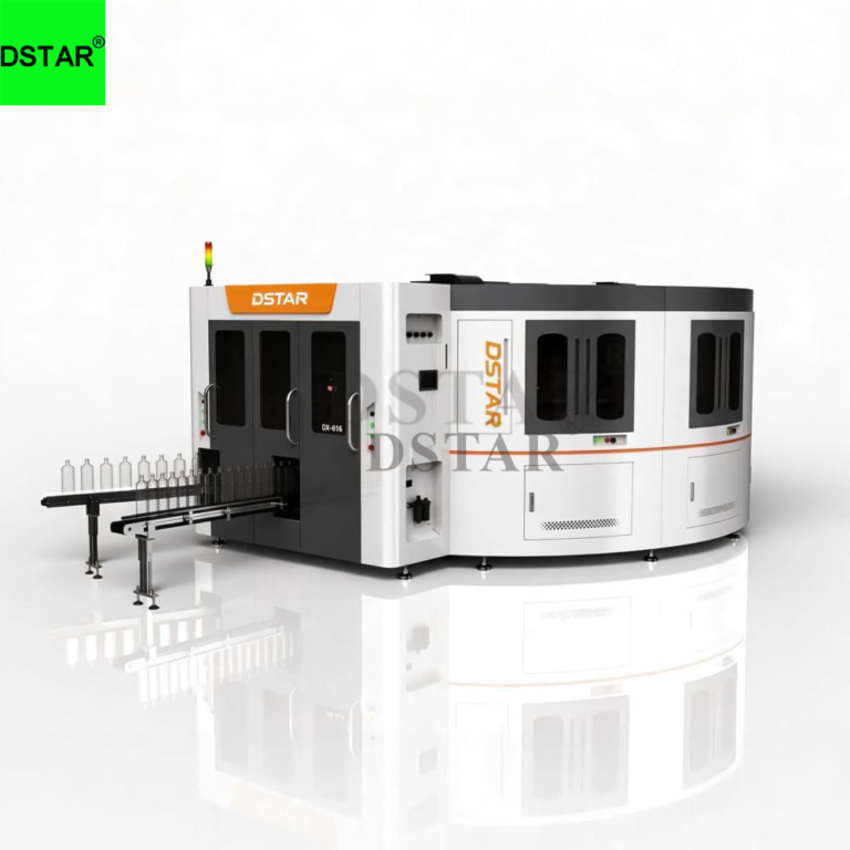 Automatic 6 Color Bottle Screen Printing with Hot Stamping